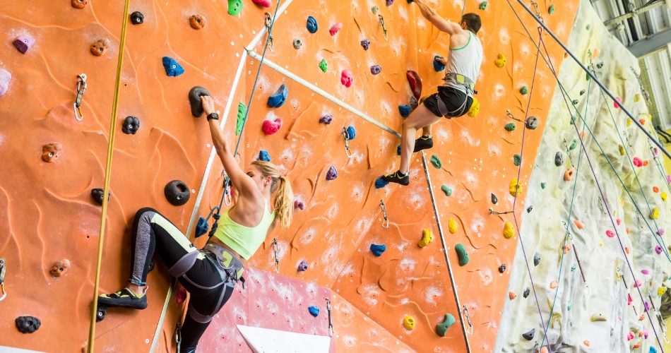 Escalada en roca en Kletterhalle Wien
